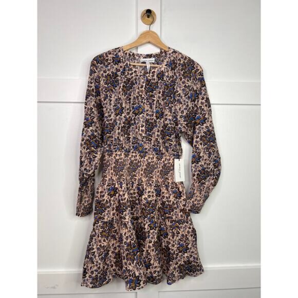 NWT Apiece Apart Long Sleeve La Ventura Folk Mini Foliage Floral Size: Small - Picture 2 of 8